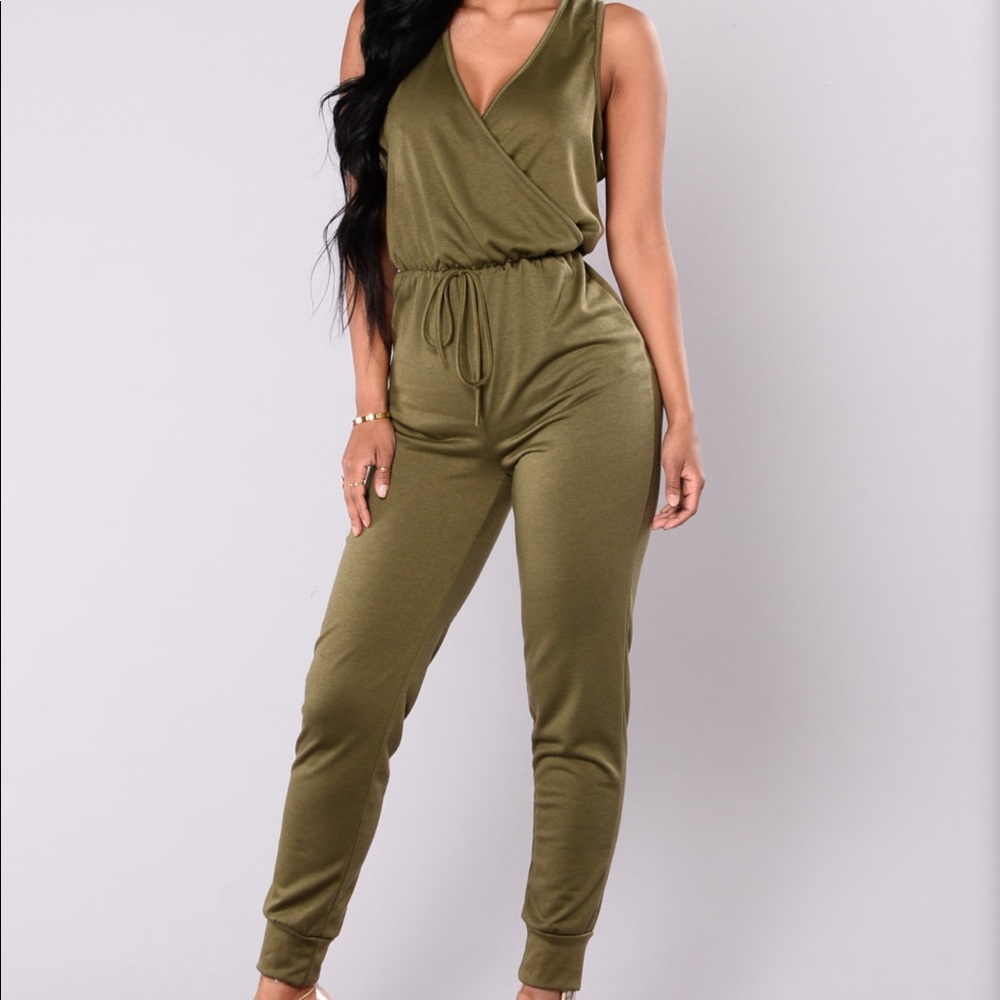 Jumpsuit - Olive